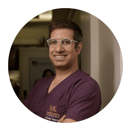 Dr. Khushal Gangwani, co-founder of MK Aesthetics, Juhu
